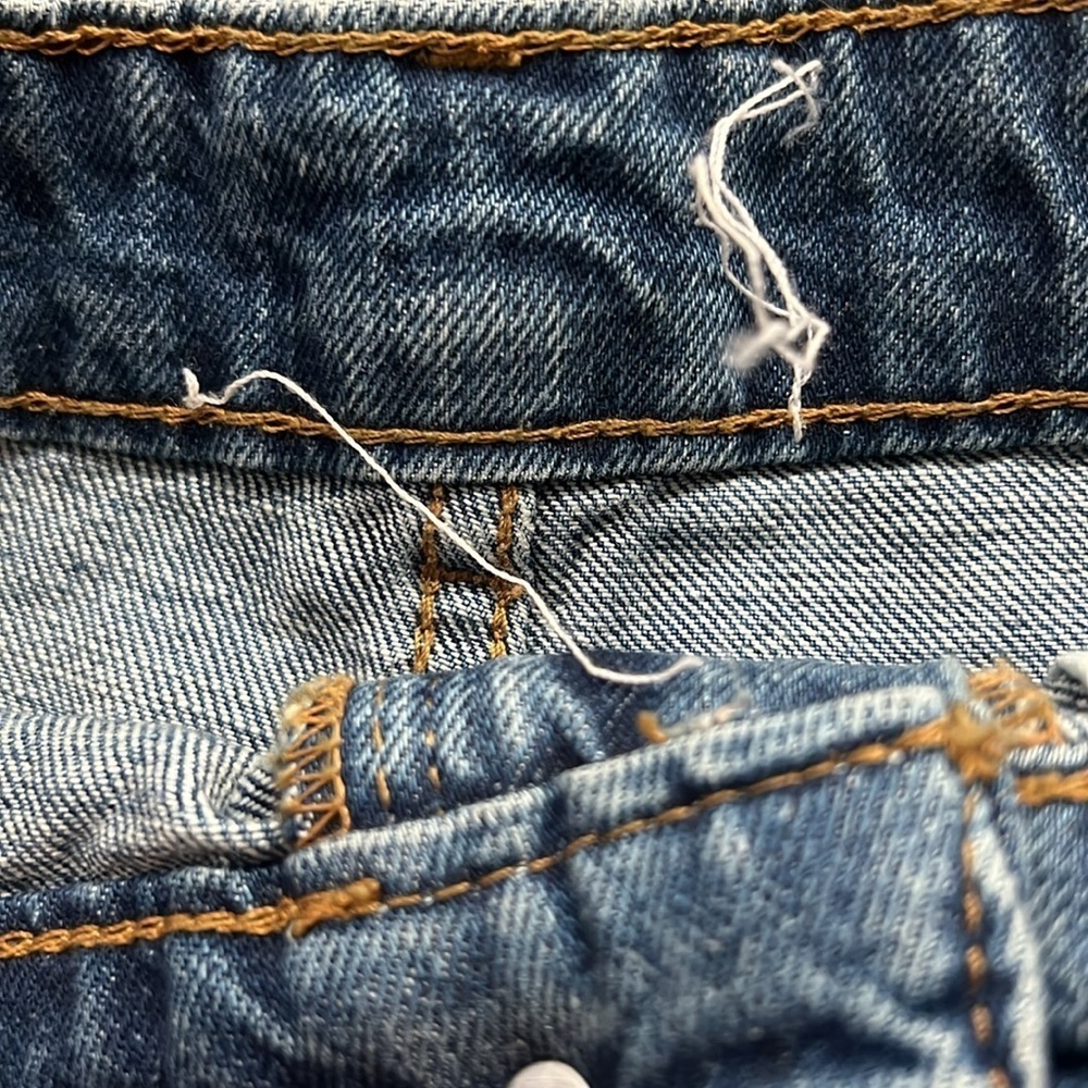 ZARA The HIGH Waist denim short - Picture 8 of 9